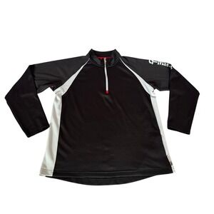 Alo Coolfit Performance Long Sleeve 1/4 Zip Pullover Athletic Shirt Men's SZ L